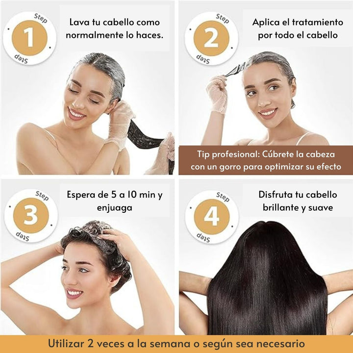 SUPER PROMO 2X1 🔥 Karseell Brilliance 250ml 🔥 HIDROKERATINA 💧 | Mascarilla Capilar 🧴 con Colágeno |