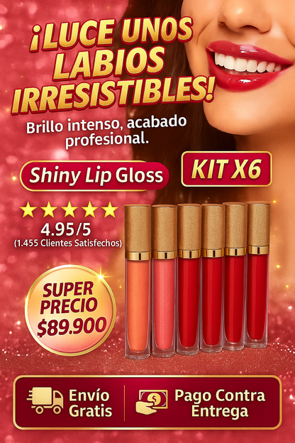 ✨ Kit Shiny Lips™ – Labios Irresistibles