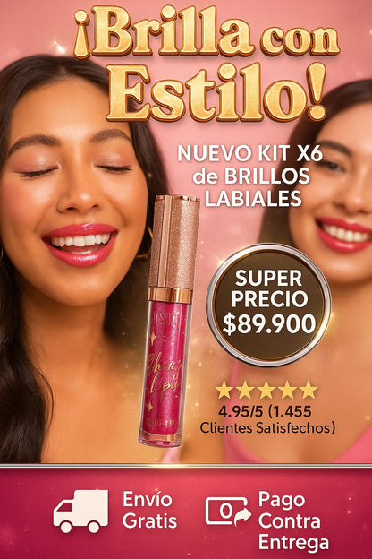 ✨ Kit Shiny Lips™ – Labios Irresistibles