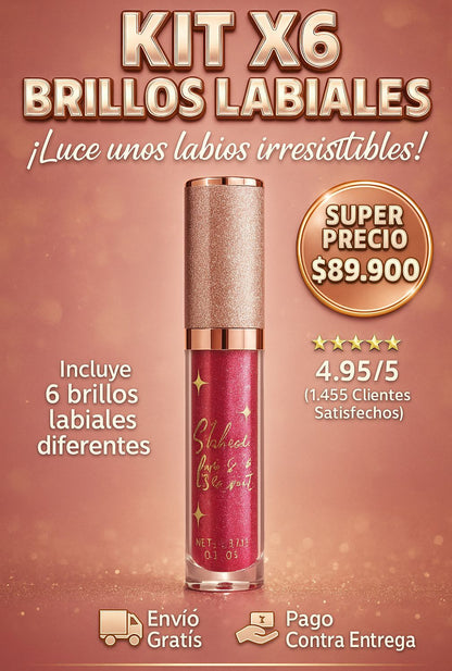 ✨ Kit Shiny Lips™ – Labios Irresistibles