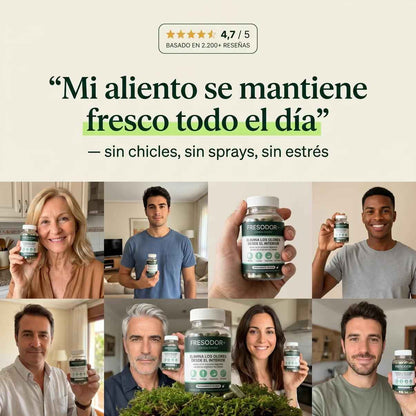 FRESODOR+ | Elimina el mal olor y la vergüenza social desde dentro en menos de 7 días